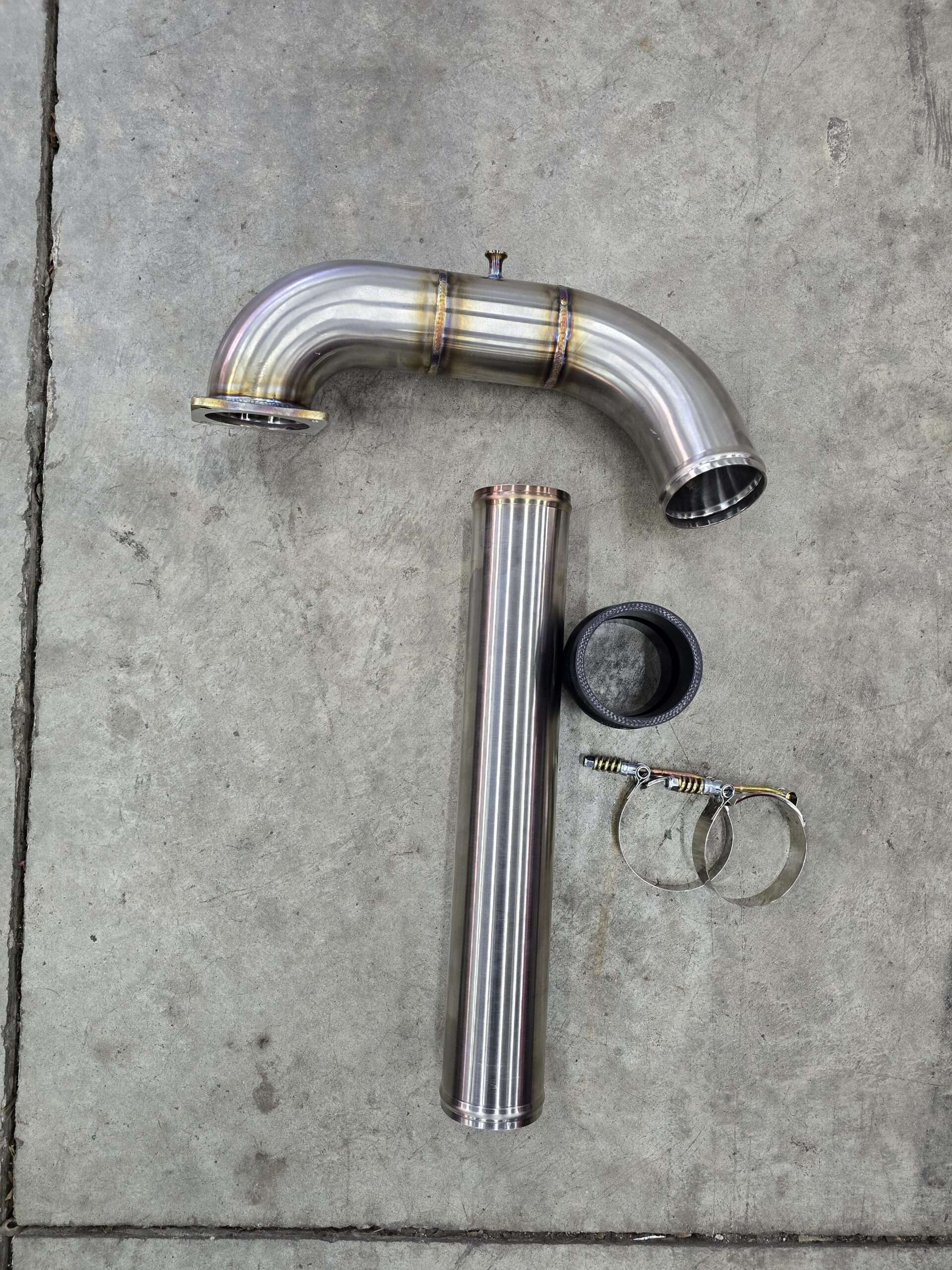 94-98 Cummins 3" Intake Horn & Charge pipe 2