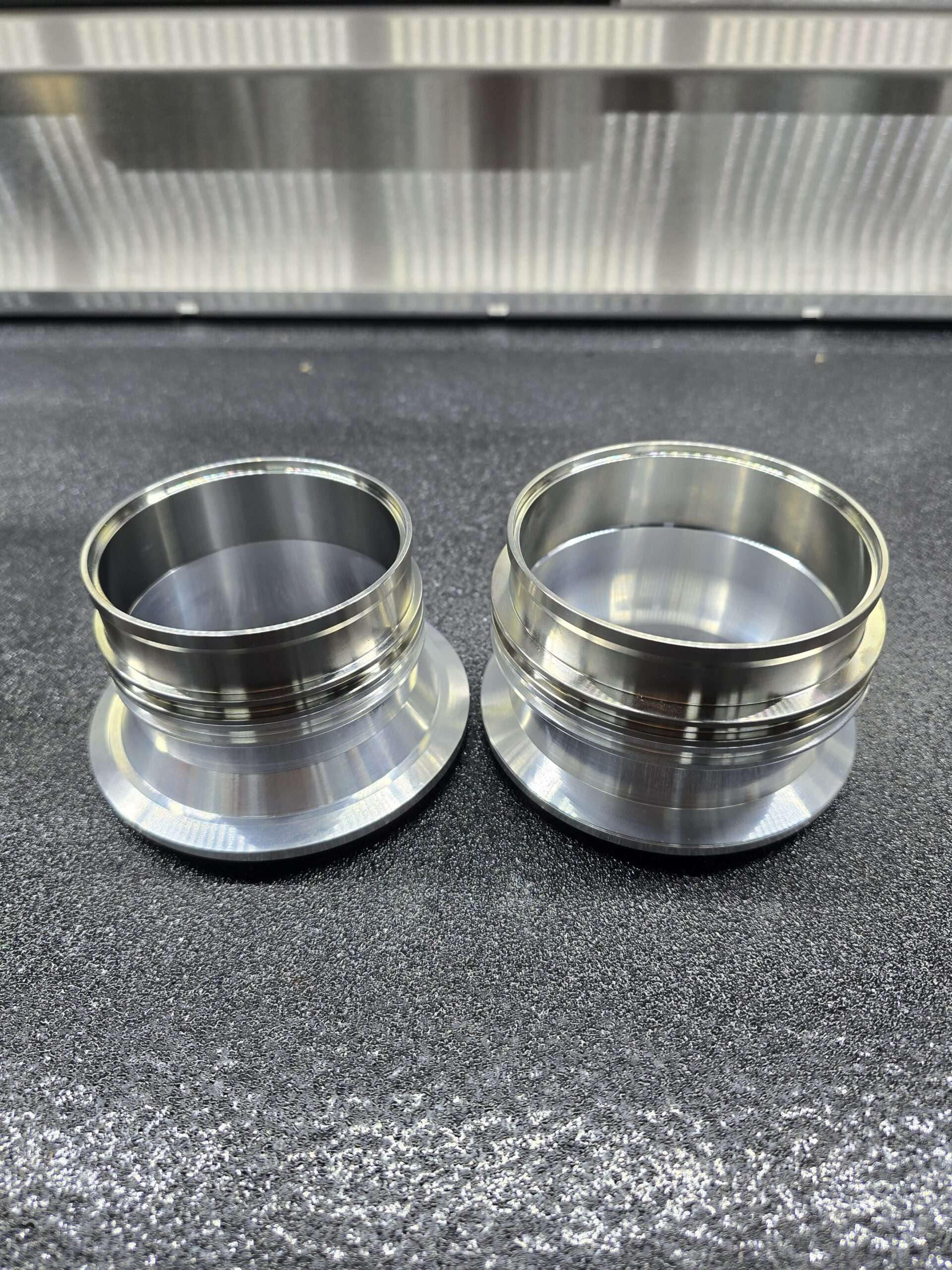 Mid & Large Frame S4 G42/45 Turbo To Tater Built Quick Loc Vanjen Flange With Clamp Setups 5